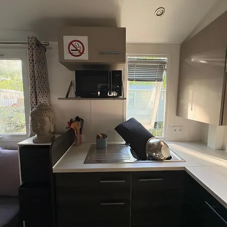Campingplads Mobilhome A La Deco Zen Sur Soulac-sur-Mer